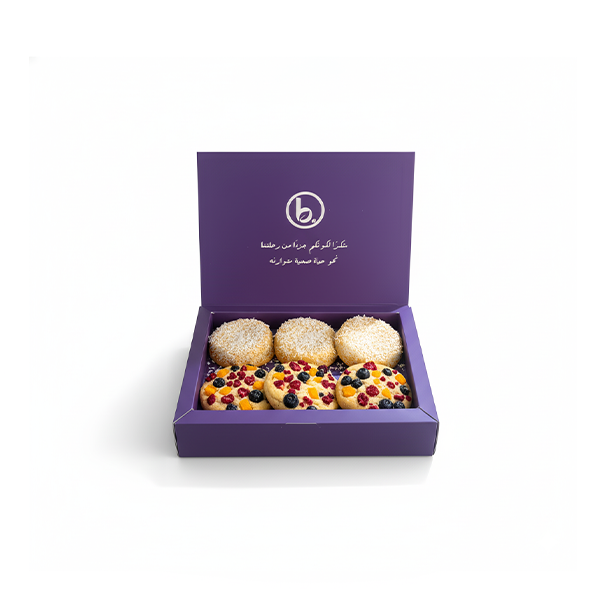 كوكيز بلانسيا خالٍ من الجلوتين وبدون سكر 6 قطع